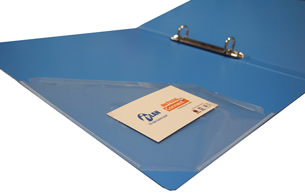 HK OB430 0-Ring File A4 with Side-Pocket and Business Card Slot HK OB430 0-Ring File A4 with Side-Pocket and Business Card Slot